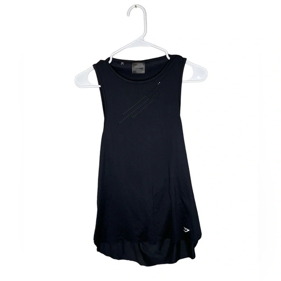 Gymshark Women's Laser Cut Open Back Muscle Tank Top Gym Yoga Workout Size XS - Picture 1 of 4